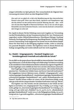 Bild der Seite - 199 - in Österreichisches Deutsch macht Schule - Bildung und Deutschunterricht im Spannungsfeld von sprachlicher Variation und Norm