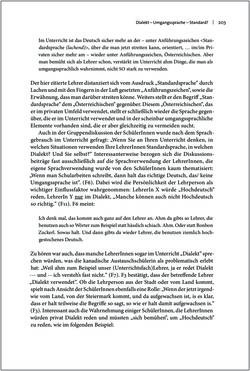Bild der Seite - 203 - in Österreichisches Deutsch macht Schule - Bildung und Deutschunterricht im Spannungsfeld von sprachlicher Variation und Norm