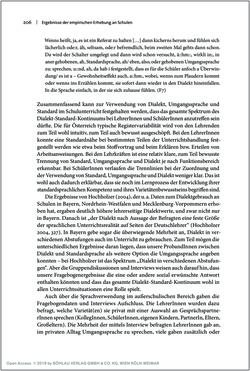 Image of the Page - 206 - in Österreichisches Deutsch macht Schule - Bildung und Deutschunterricht im Spannungsfeld von sprachlicher Variation und Norm