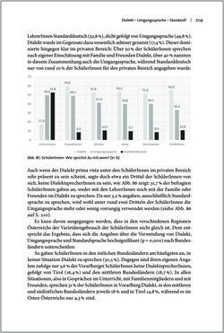 Bild der Seite - 209 - in Österreichisches Deutsch macht Schule - Bildung und Deutschunterricht im Spannungsfeld von sprachlicher Variation und Norm