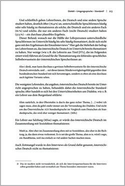 Image of the Page - 213 - in Österreichisches Deutsch macht Schule - Bildung und Deutschunterricht im Spannungsfeld von sprachlicher Variation und Norm