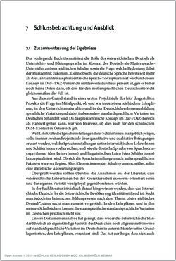 Image of the Page - 222 - in Österreichisches Deutsch macht Schule - Bildung und Deutschunterricht im Spannungsfeld von sprachlicher Variation und Norm