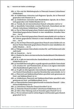 Image of the Page - 254 - in Österreichisches Deutsch macht Schule - Bildung und Deutschunterricht im Spannungsfeld von sprachlicher Variation und Norm