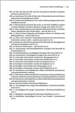 Bild der Seite - 255 - in Österreichisches Deutsch macht Schule - Bildung und Deutschunterricht im Spannungsfeld von sprachlicher Variation und Norm