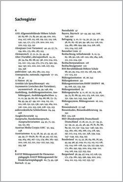 Bild der Seite - 257 - in Österreichisches Deutsch macht Schule - Bildung und Deutschunterricht im Spannungsfeld von sprachlicher Variation und Norm