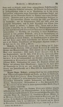 Image of the Page - 33 - in Österreichische National-Enzyklopädie - Buchstabe A-D, Volume 1