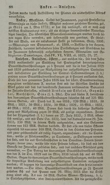 Image of the Page - 88 - in Österreichische National-Enzyklopädie - Buchstabe A-D, Volume 1