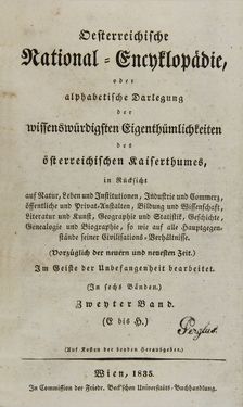 Bild der Seite - (00000003) - in Österreichische National-Enzyklopädie - Buchstabe E-H, Band 2