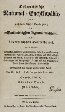 Image of the Page - (00000003) - in Österreichische National-Enzyklopädie - Buchstabe N-Sed, Volume 4