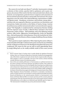 Bild der Seite - XXIII - in Otto Bauer (1881–1938) - Thinker and Politician