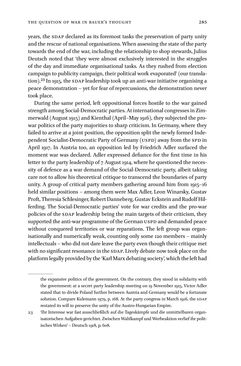 Image of the Page - 285 - in Otto Bauer (1881–1938) - Thinker and Politician