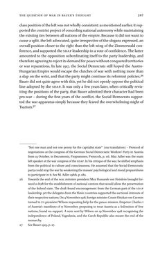 Image of the Page - 287 - in Otto Bauer (1881–1938) - Thinker and Politician