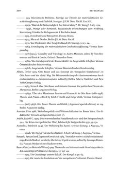 Image of the Page - 360 - in Otto Bauer (1881–1938) - Thinker and Politician