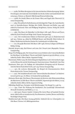 Image of the Page - 369 - in Otto Bauer (1881–1938) - Thinker and Politician