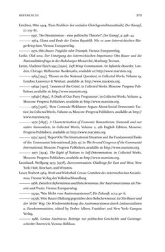 Image of the Page - 373 - in Otto Bauer (1881–1938) - Thinker and Politician