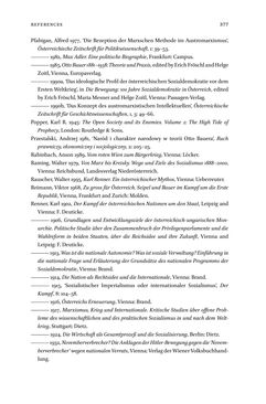 Image of the Page - 377 - in Otto Bauer (1881–1938) - Thinker and Politician