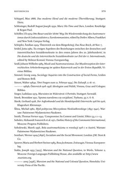 Image of the Page - 379 - in Otto Bauer (1881–1938) - Thinker and Politician