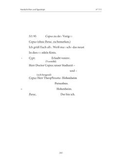 Image of the Page - 281 - in Paracelsus - Historisch-kritische Ausgabe