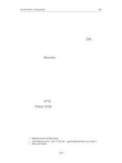 Image of the Page - 343 - in Paracelsus - Historisch-kritische Ausgabe