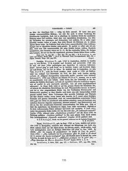 Image of the Page - 735 - in Paracelsus - Historisch-kritische Ausgabe