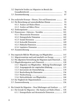 Image of the Page - 8 - in Pflegekräftemigration nach Österreich - Eine empirische Analyse