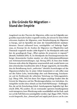 Image of the Page - 71 - in Pflegekräftemigration nach Österreich - Eine empirische Analyse