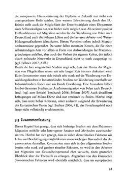 Image of the Page - 87 - in Pflegekräftemigration nach Österreich - Eine empirische Analyse