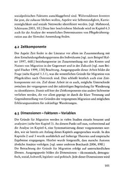 Image of the Page - 101 - in Pflegekräftemigration nach Österreich - Eine empirische Analyse
