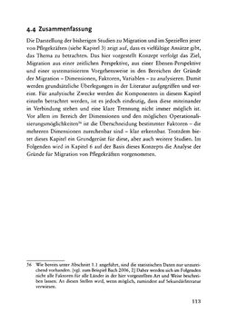 Image of the Page - 113 - in Pflegekräftemigration nach Österreich - Eine empirische Analyse