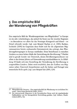 Image of the Page - 115 - in Pflegekräftemigration nach Österreich - Eine empirische Analyse