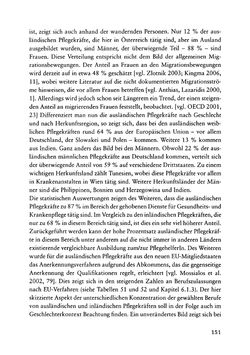 Image of the Page - 151 - in Pflegekräftemigration nach Österreich - Eine empirische Analyse