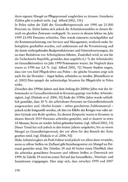 Image of the Page - 176 - in Pflegekräftemigration nach Österreich - Eine empirische Analyse