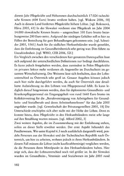 Image of the Page - 182 - in Pflegekräftemigration nach Österreich - Eine empirische Analyse