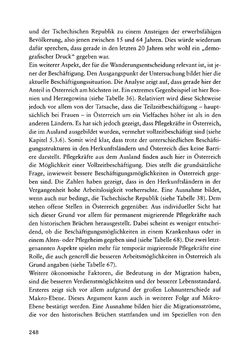 Image of the Page - 248 - in Pflegekräftemigration nach Österreich - Eine empirische Analyse