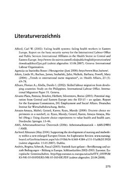 Bild der Seite - 275 - in Pflegekräftemigration nach Österreich - Eine empirische Analyse