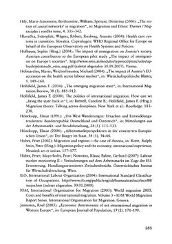 Image of the Page - 285 - in Pflegekräftemigration nach Österreich - Eine empirische Analyse
