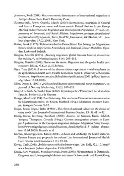 Image of the Page - 286 - in Pflegekräftemigration nach Österreich - Eine empirische Analyse