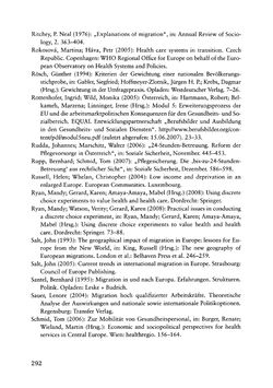 Image of the Page - 292 - in Pflegekräftemigration nach Österreich - Eine empirische Analyse