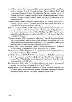 Image of the Page - 298 - in Pflegekräftemigration nach Österreich - Eine empirische Analyse