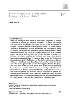 Image of the Page - 249 - in Pflegeroboter