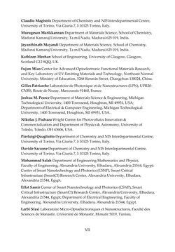 Image of the Page - VII - in Photovoltaic Materials and Electronic Devices