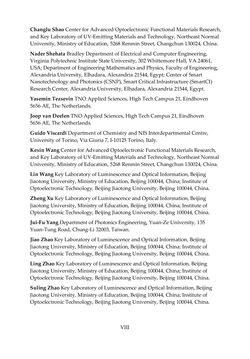 Image of the Page - VIII - in Photovoltaic Materials and Electronic Devices
