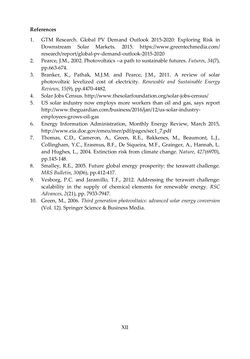 Image of the Page - XII - in Photovoltaic Materials and Electronic Devices