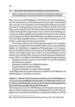 Bild der Seite - 144 - in Von PISA nach Wien - Historische und politische Kompetenzen in der Unterrichtspraxis