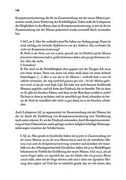 Image of the Page - 148 - in Von PISA nach Wien - Historische und politische Kompetenzen in der Unterrichtspraxis