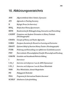 Bild der Seite - 255 - in Von PISA nach Wien - Historische und politische Kompetenzen in der Unterrichtspraxis