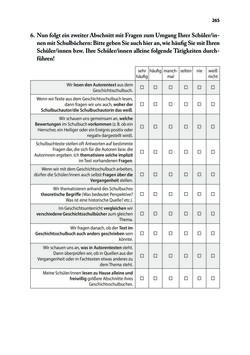 Image of the Page - 265 - in Von PISA nach Wien - Historische und politische Kompetenzen in der Unterrichtspraxis