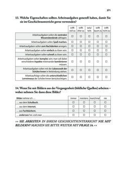 Bild der Seite - 271 - in Von PISA nach Wien - Historische und politische Kompetenzen in der Unterrichtspraxis