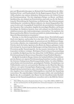 Image of the Page - 12 - in Porträtgalerien auf Papier - Sammeln und Ordnen von druckgrafischen Porträts am Beispiel Kaiser Franz‘ I. von Österreich und anderer fürstlicher Sammler