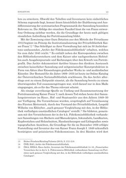 Image of the Page - 13 - in Porträtgalerien auf Papier - Sammeln und Ordnen von druckgrafischen Porträts am Beispiel Kaiser Franz‘ I. von Österreich und anderer fürstlicher Sammler